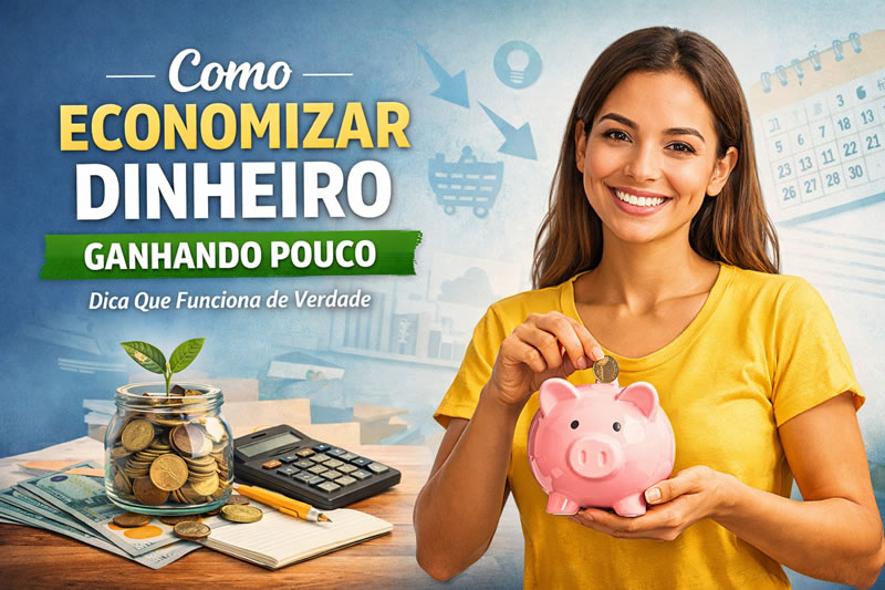 Como Economizar Dinheiro Ganhando Pouco (Guia Completo Que Funciona de Verdade)