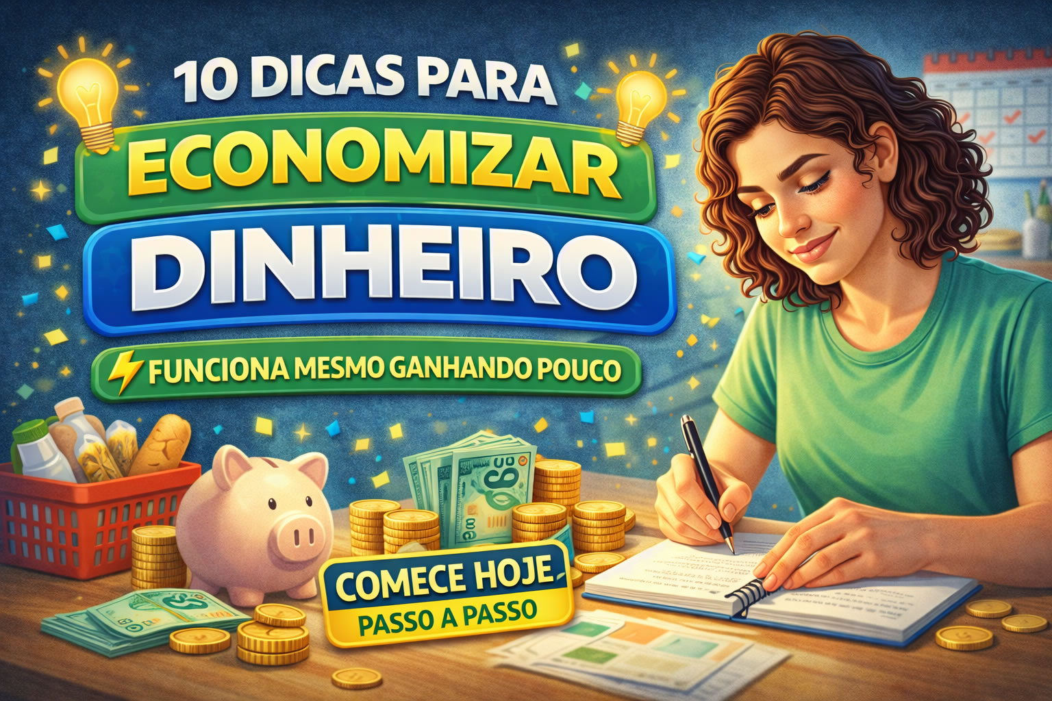 10 dicas para economizar dinheiro no dia a dia (funciona mesmo ganhando pouco)