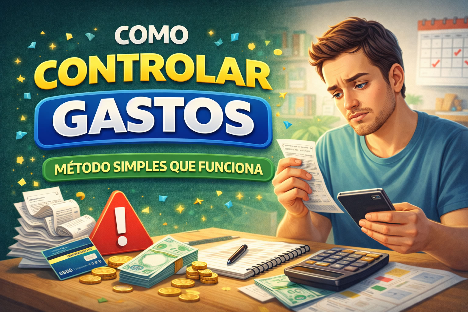 Como Controlar Gastos: Método Simples para Organizar Sua Vida Financeira (Guia Completo)