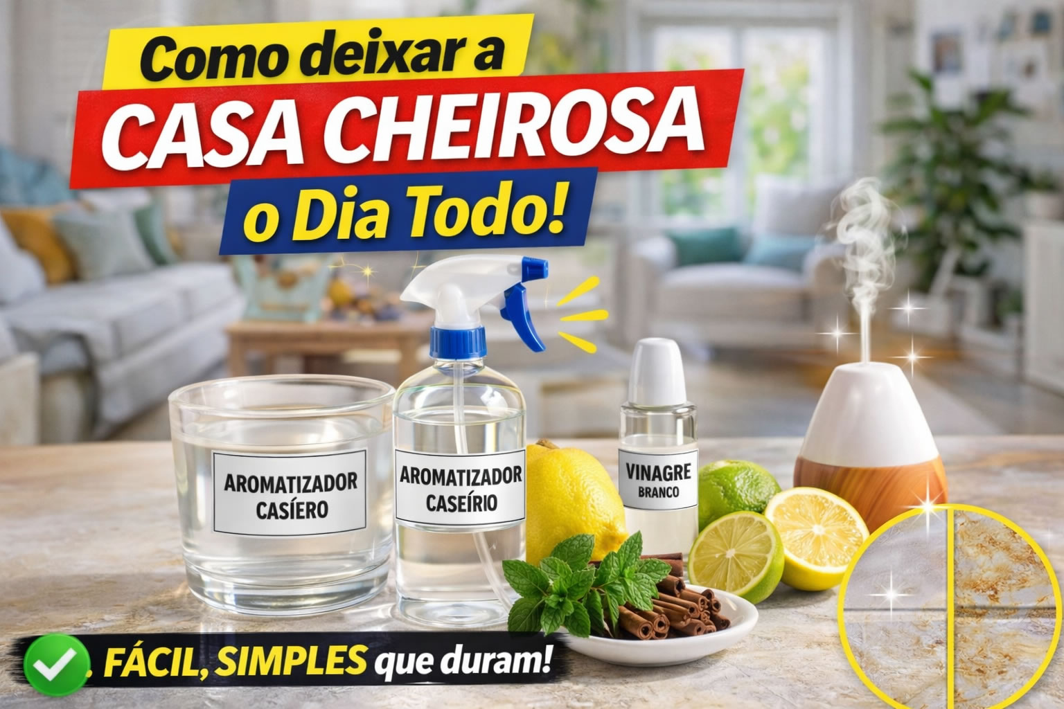 Como deixar a casa cheirosa o dia todo