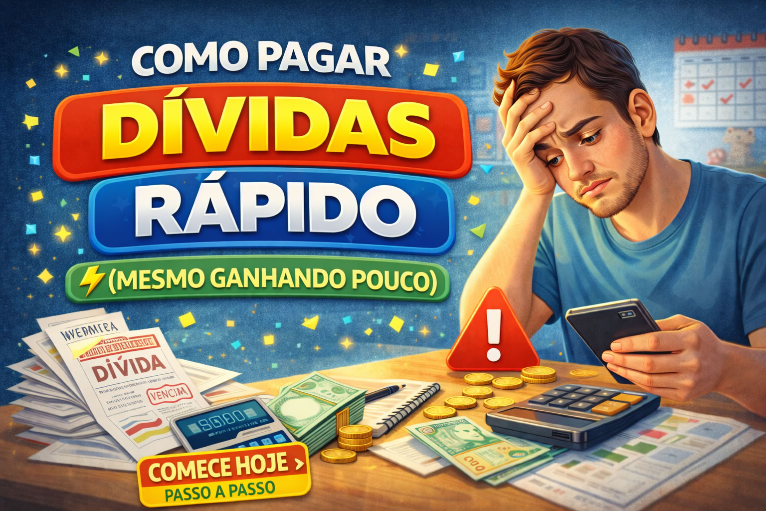 Como Pagar Dívidas Rápido Mesmo Ganhando Pouco: Guia Completo e Prático