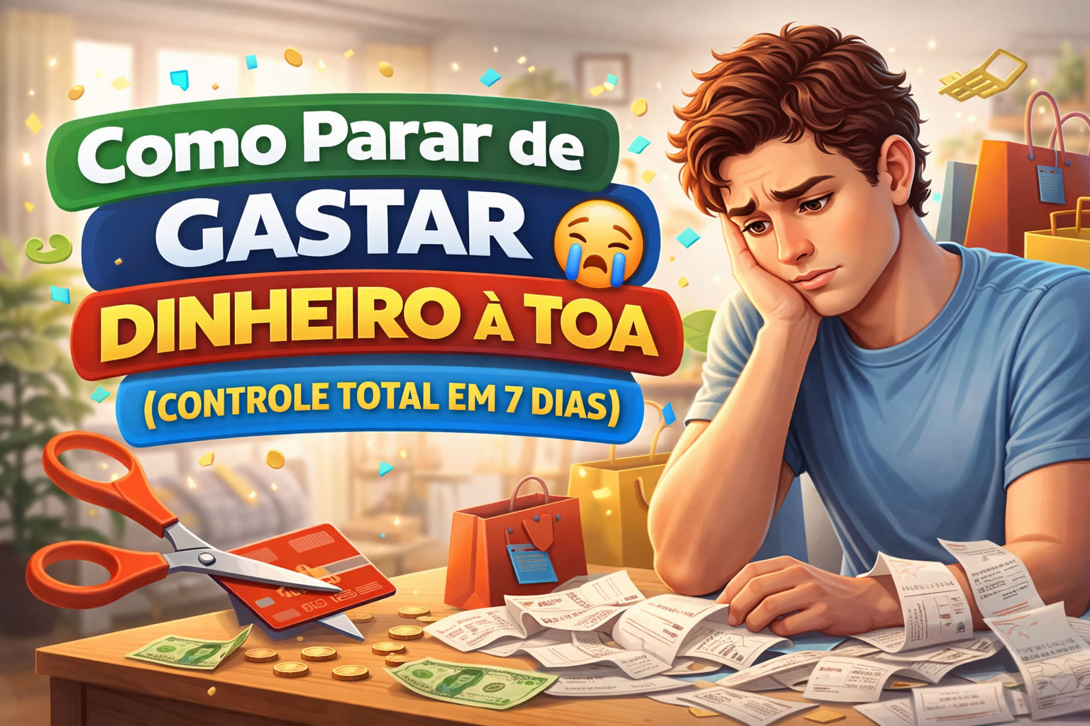 Como Parar de Gastar Dinheiro à Toa (Controle Total em 7 Dias)