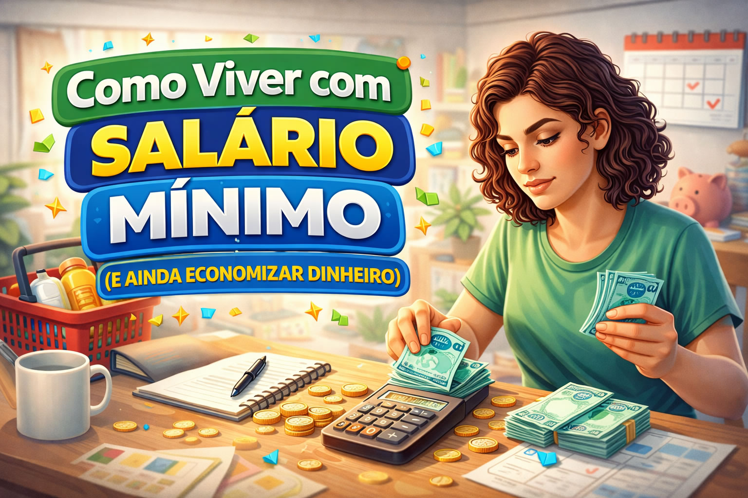 Como Viver com Salário Mínimo e Ainda Economizar Dinheiro (Guia Completo e Realista)